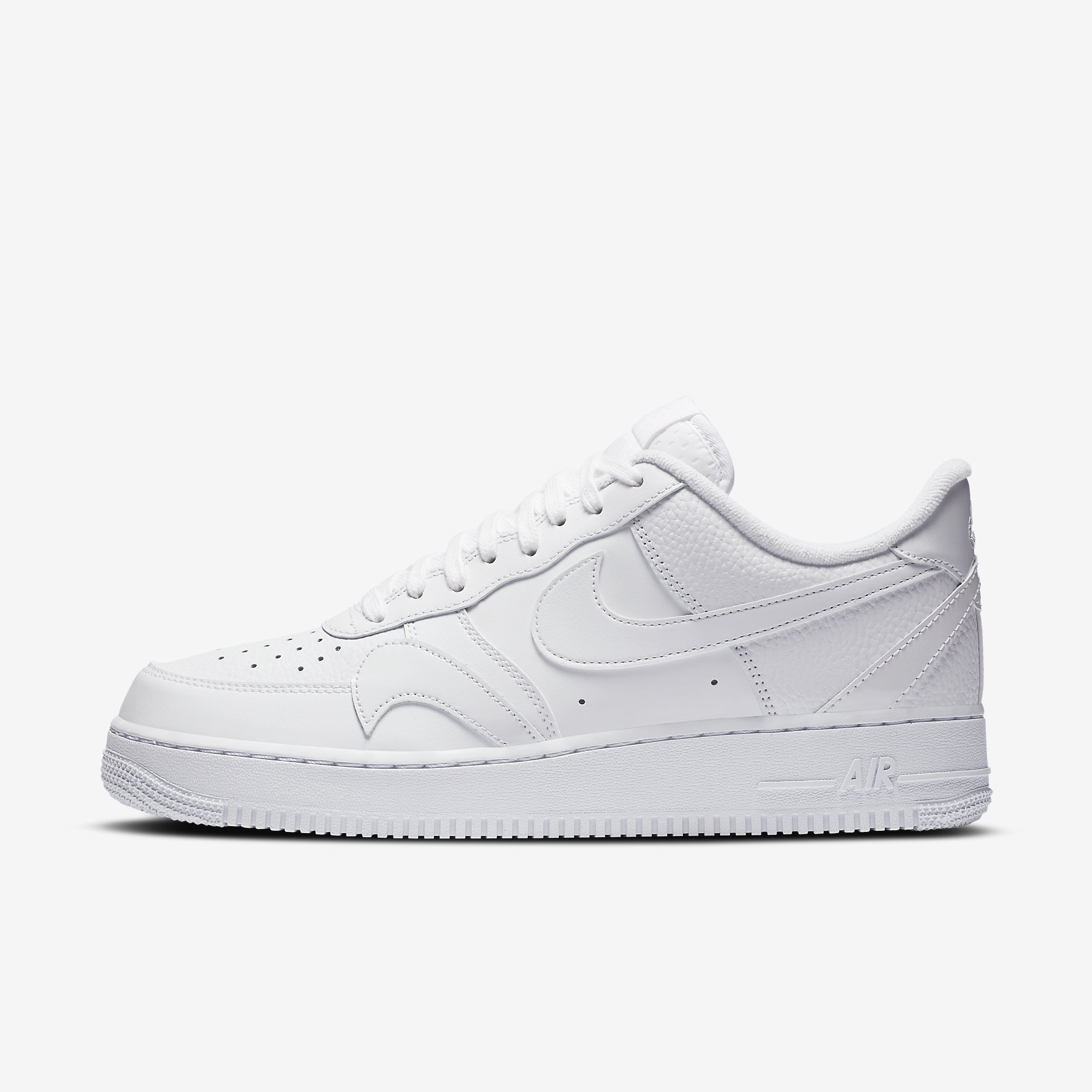 Nike Air Force 1 LV8 'Triple White' - 'Misplaced Swoosh' CK7214-100