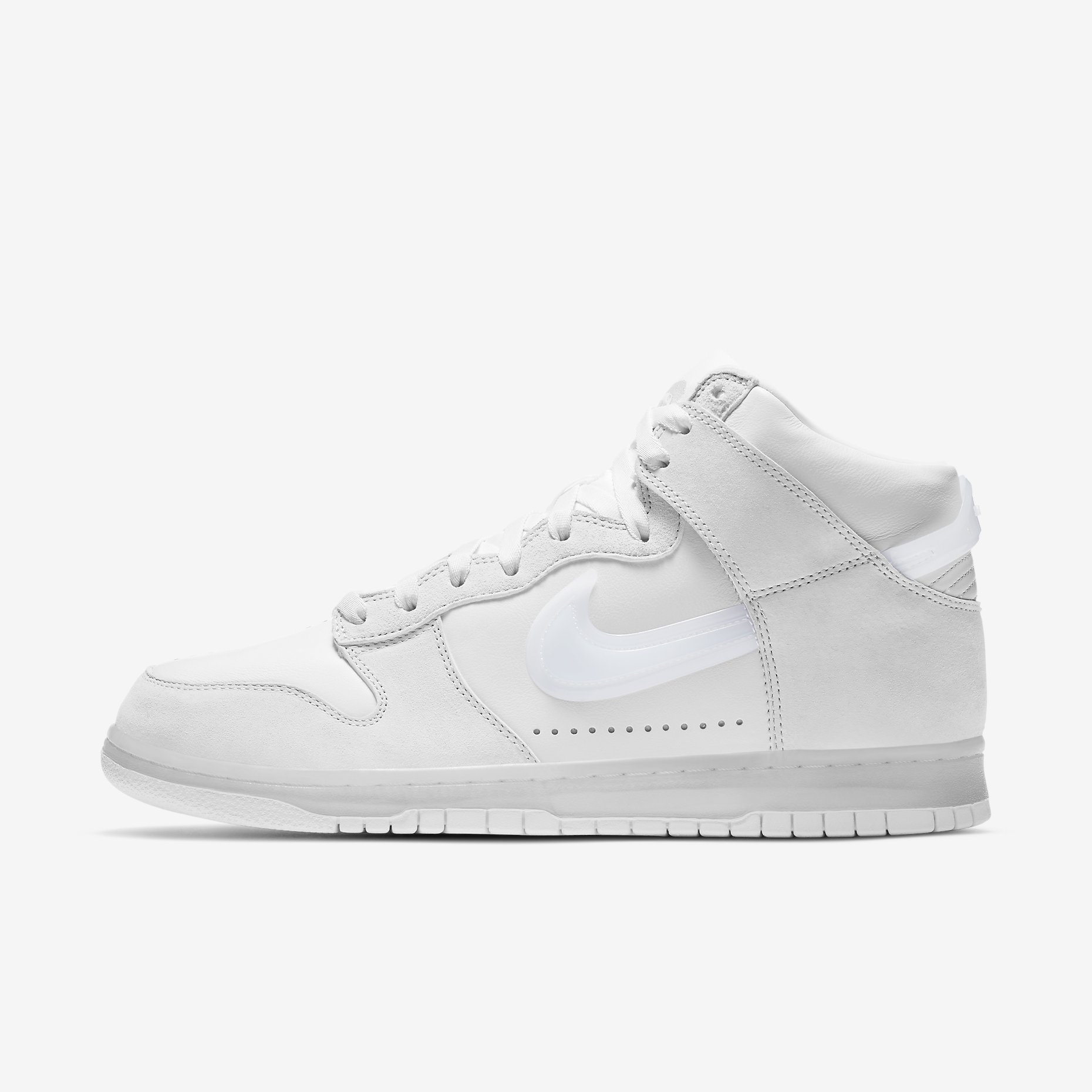 Slam Jam x Nike Dunk High 'Clear White' DA1639-100