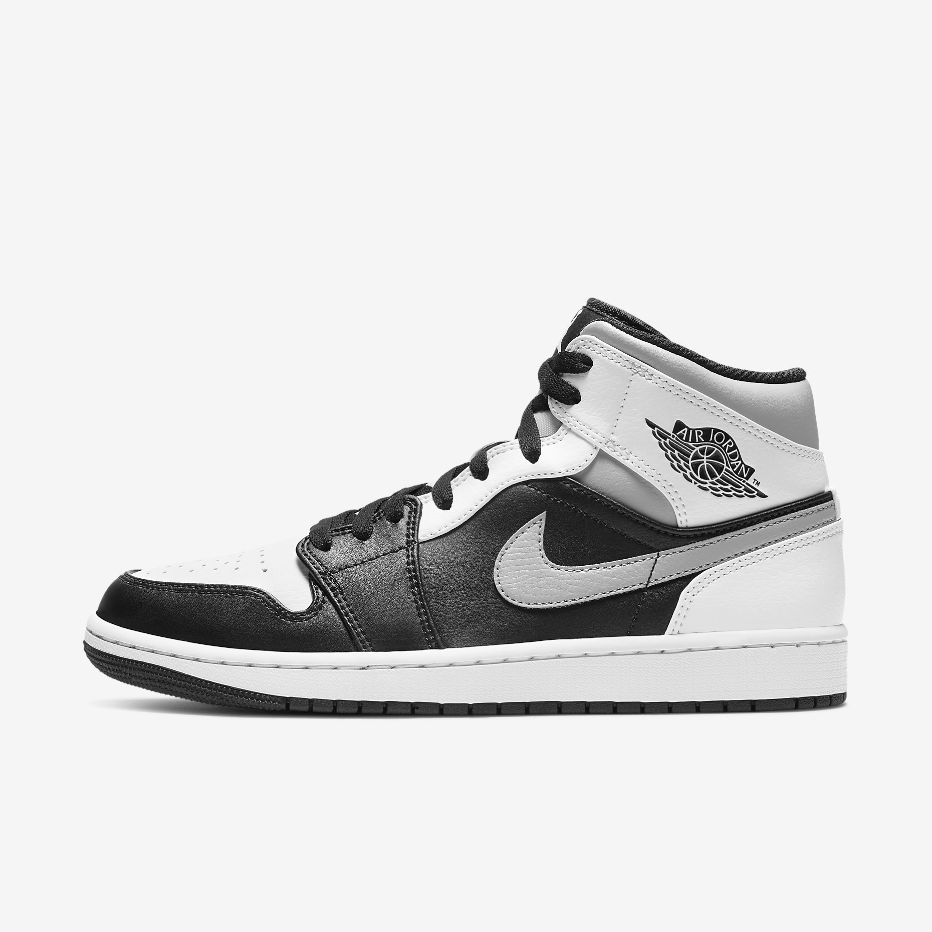 Air Jordan 1 Mid 'White Shadow' 554724-073