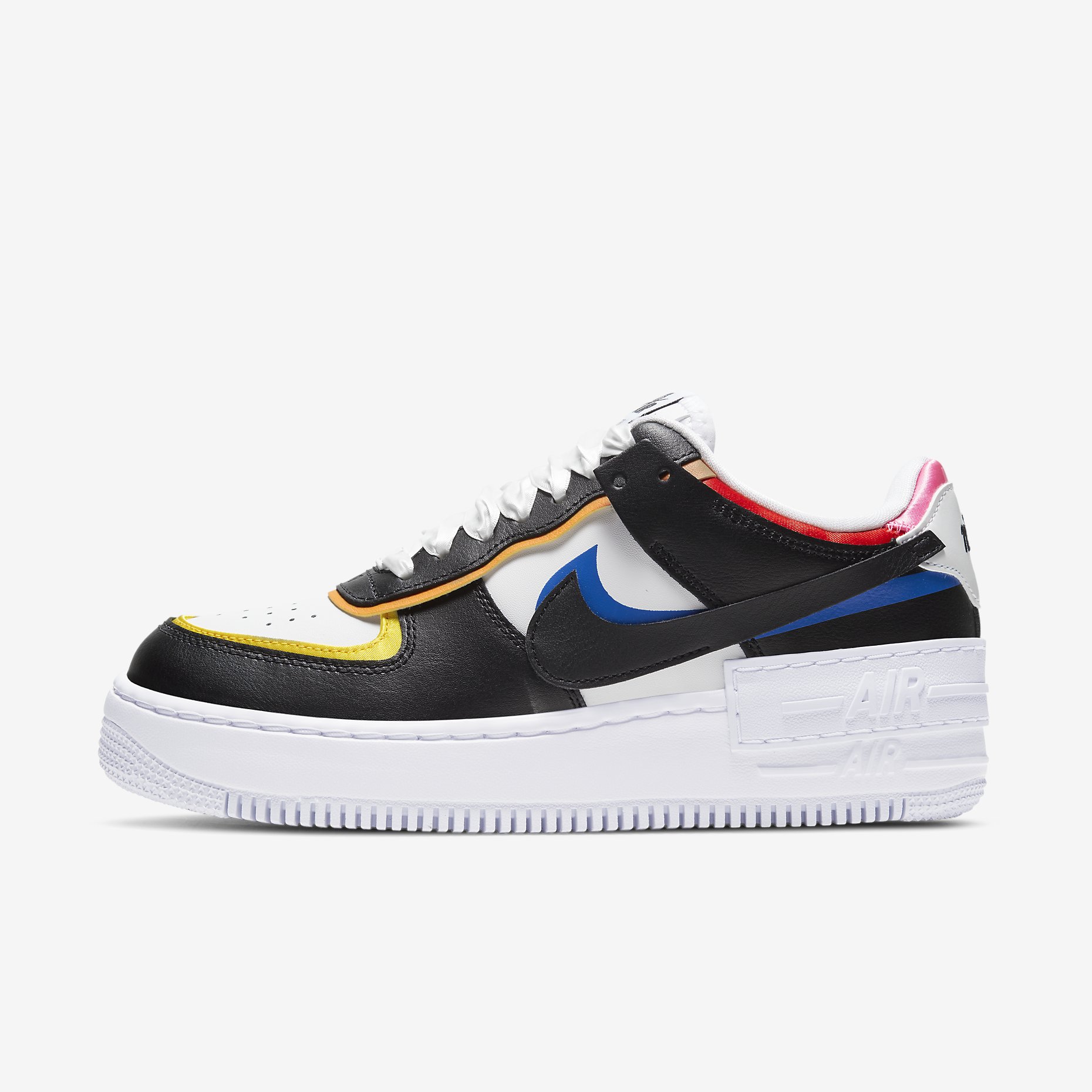 Wmns Air Force 1 Shadow 'White/Pink Glow/Chile Red/Black' DC4462-100