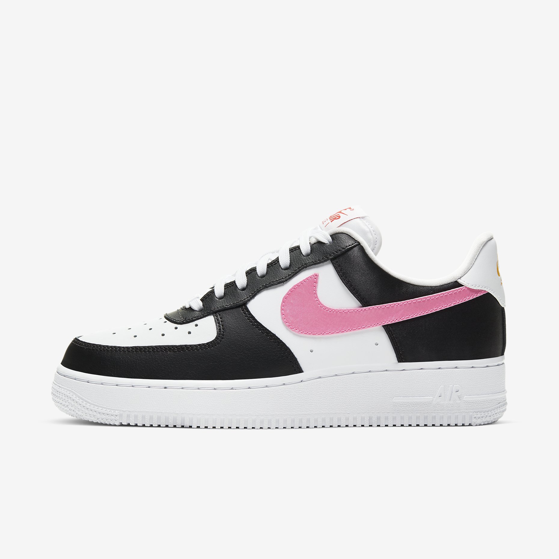 Wmns Nike Air Force 1 '07 'White/Black/Starfish/Pink Glow' DC4463-100
