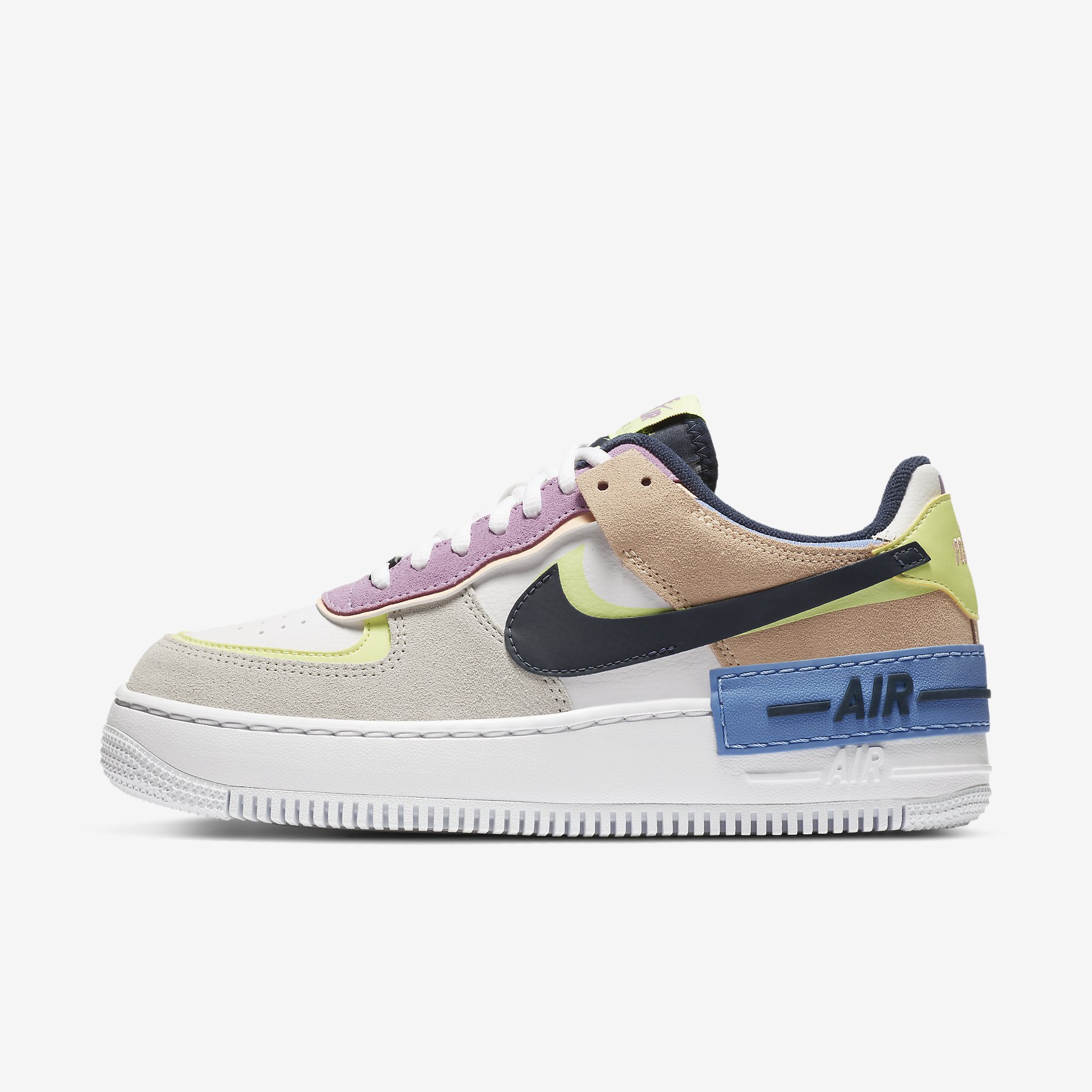 Women's Air Force 1 Shadow 'Photon Dust/Crimson Tint' CU8591-001