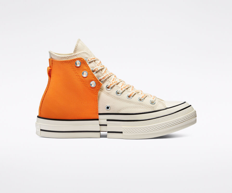 Converse x Feng Chen Wang 2-in-1 Chuck 70 'Persimmon Orange/Natural Ivory' 169840C Converse x Feng Chen Wang 2-in-1 Chuck 70 'Persimmon Orange/Natural Ivory' 169840C