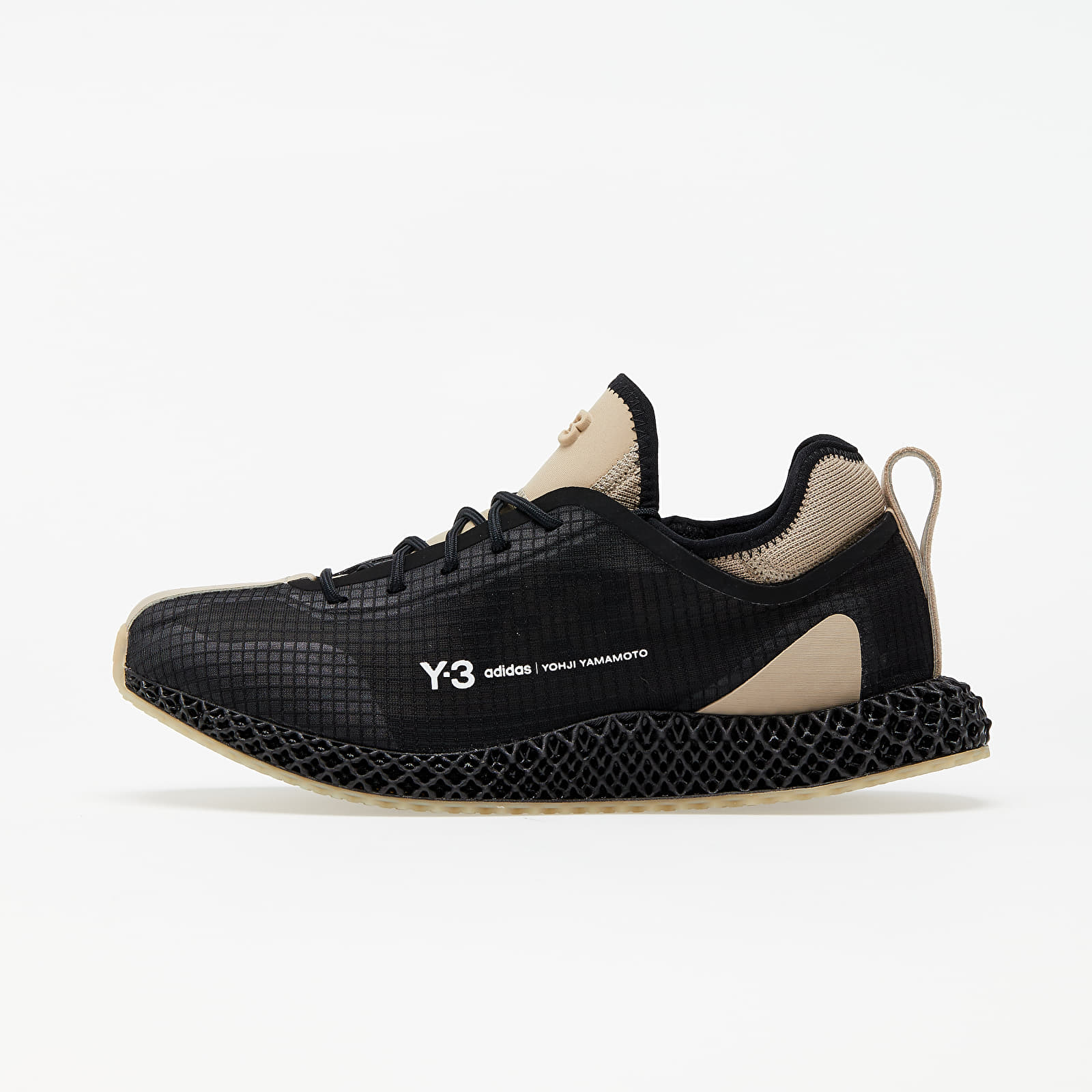 adidas Y-3 Runner 4D IO 'Black/Trace Khaki' FX1058