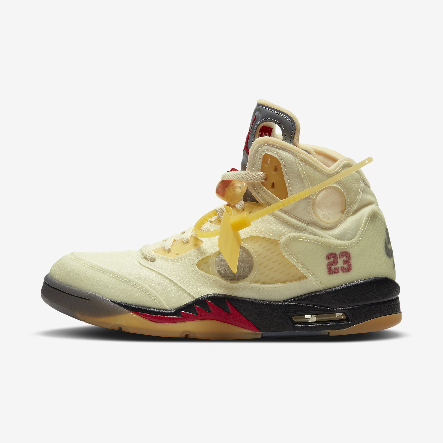 Off-White x Air Jordan 5 Retro SP 'Sail' DH8565-100