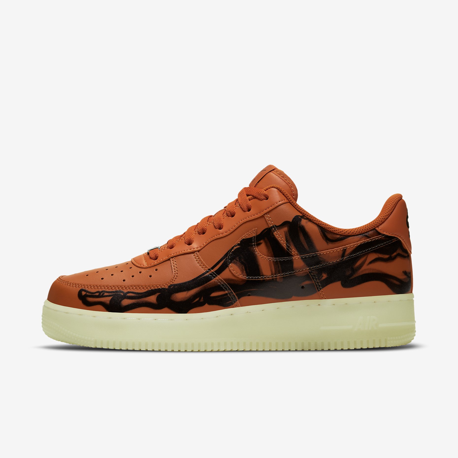 Nike Air Force 1 '07 Skeleton QS 'Orange' CU8067-800
