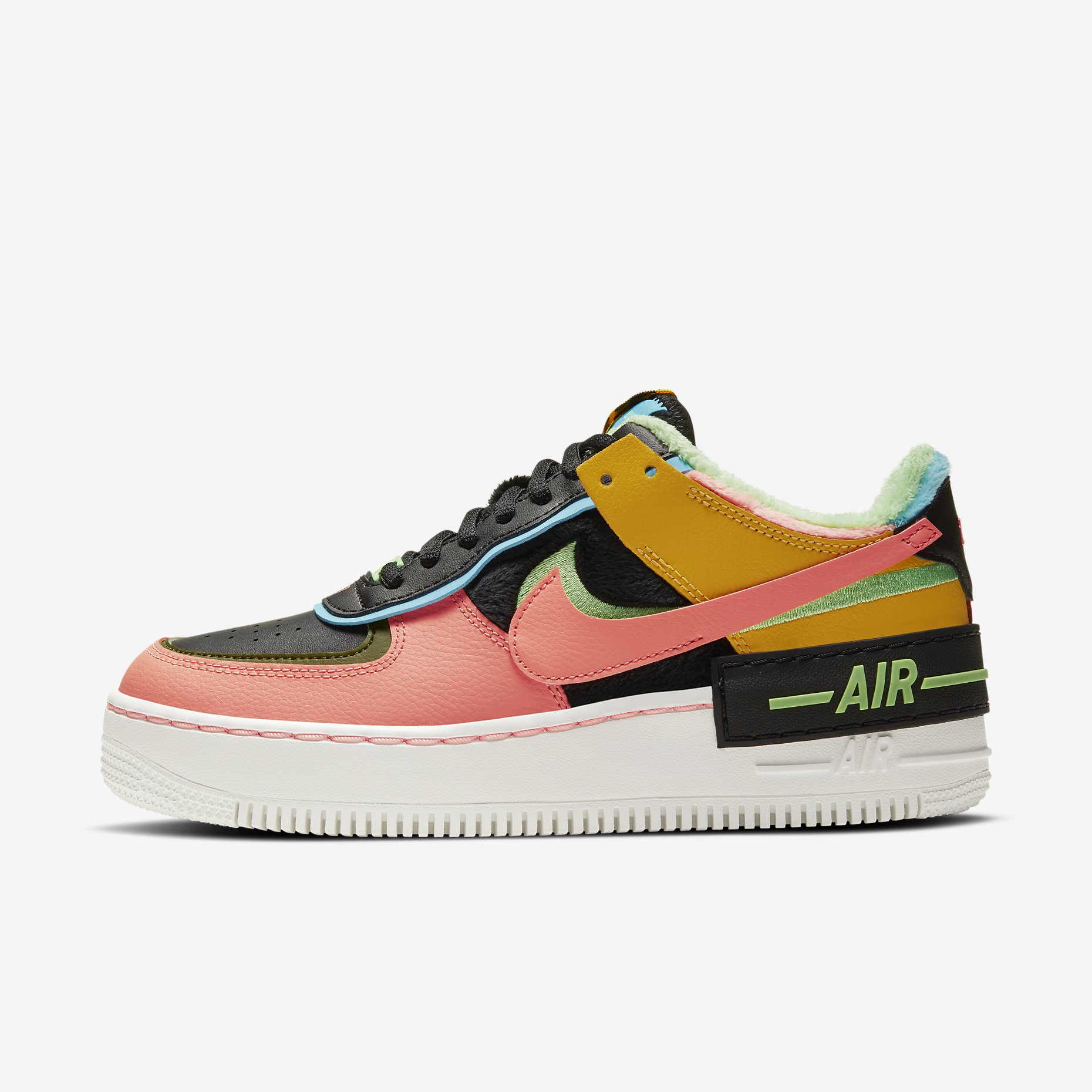 Women's Nike Air Force 1 Shadow 'Solar Flare/Atomic Pink' CT1985-700