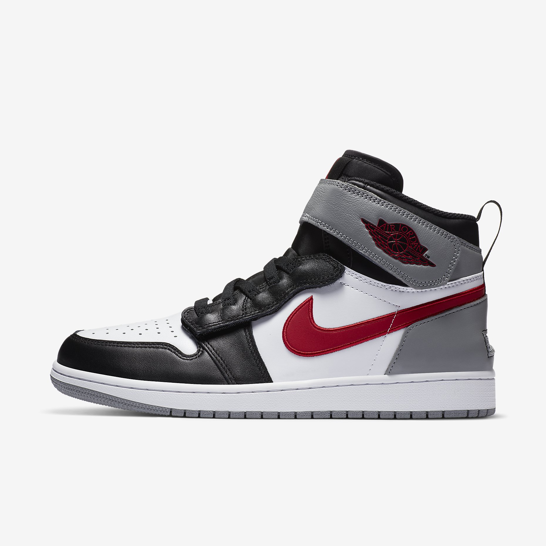 Air Jordan 1 Hi FlyEase 'Particle Grey/Gym Red' CQ3835-002