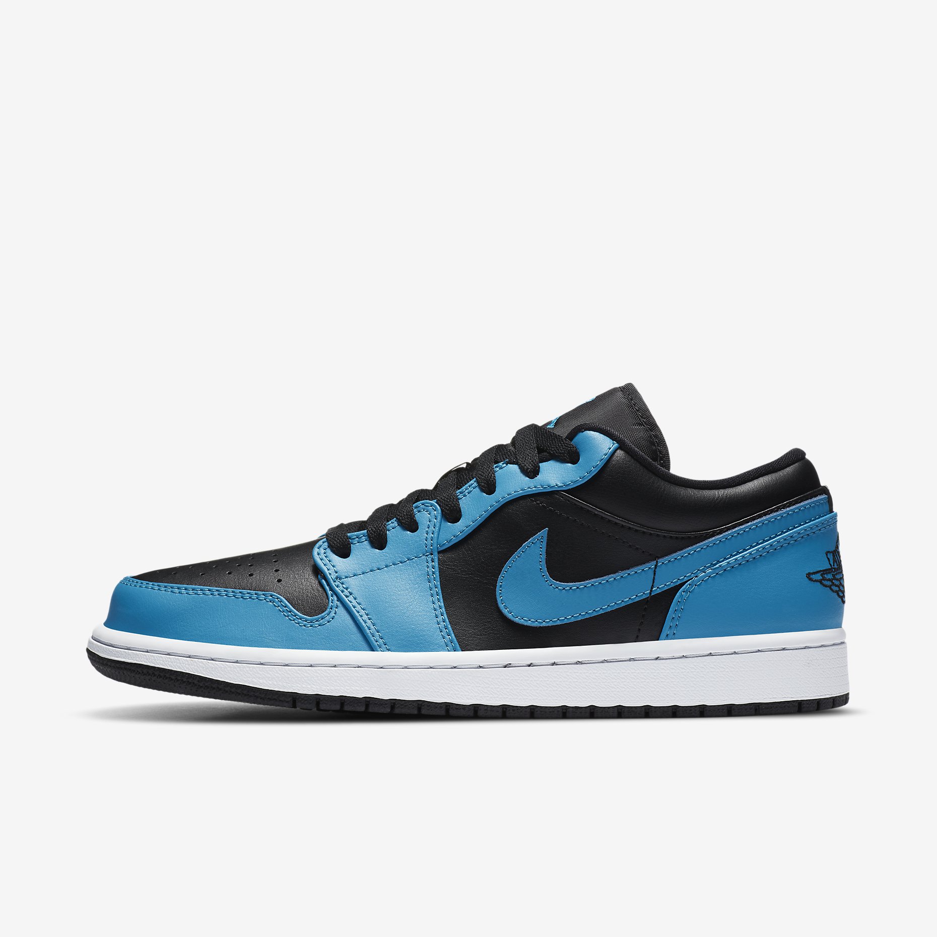 Air Jordan 1 Low 'Laser Blue/Black' 553558-410 Air Jordan 1 Low 'Laser Blue/Black' 553558-410