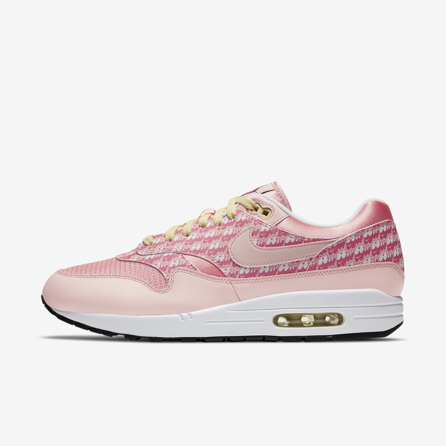 Nike Air Max 1 Premium QS Powerwall 'Strawberry Lemonade' CJ0609-600