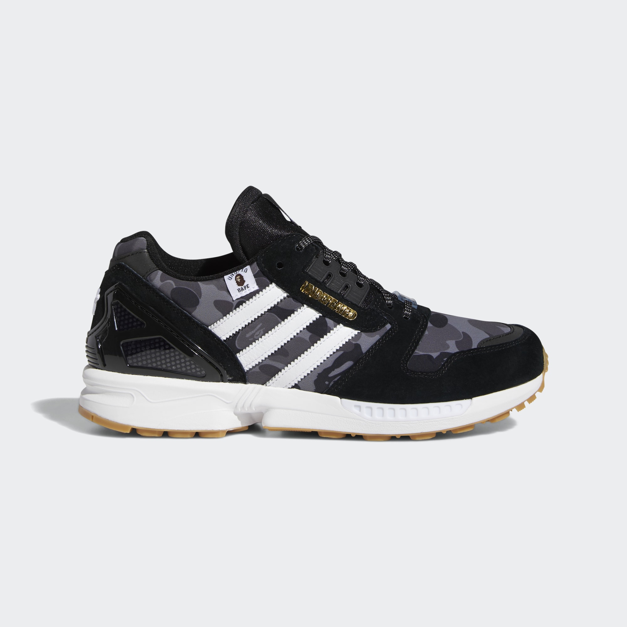 adidas Originals ZX 8000 x Bape x Undefeated 'Core Black' FY8852