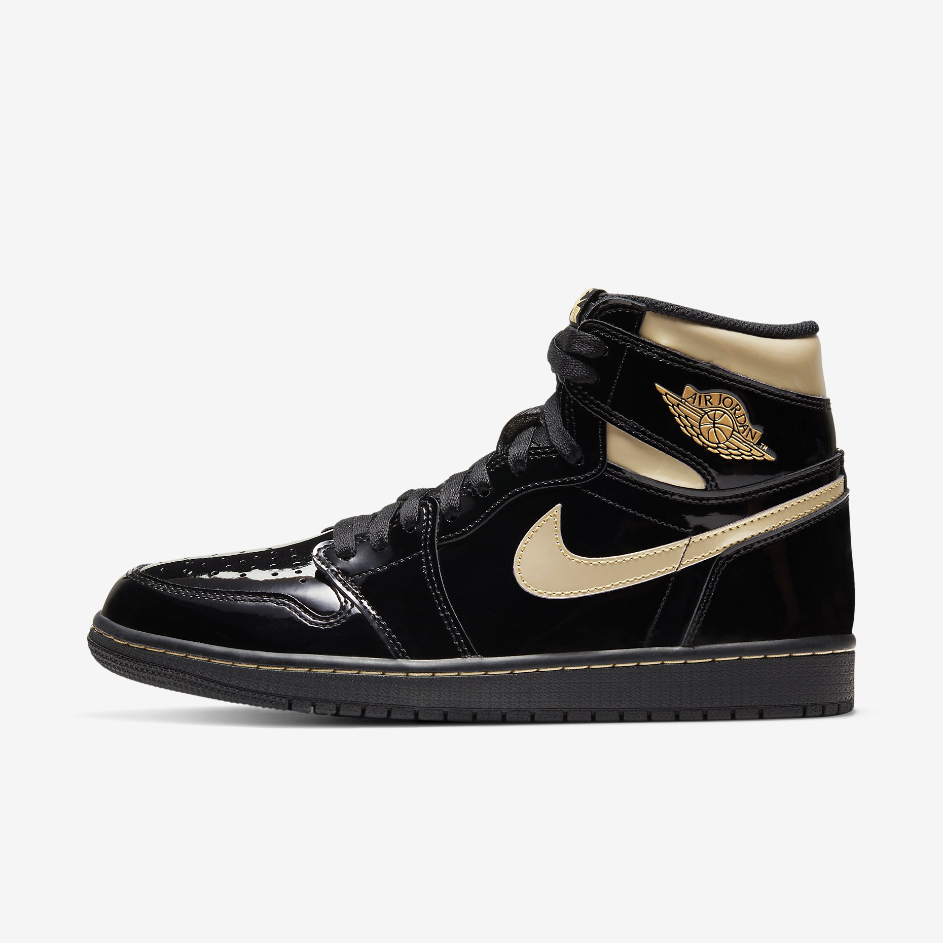 Air Jordan 1 Retro High OG 'Black Gold' 555088-032